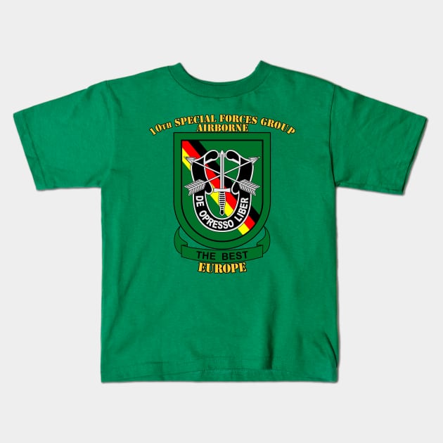 10th Special Forces Group Kids T-Shirt by MBK